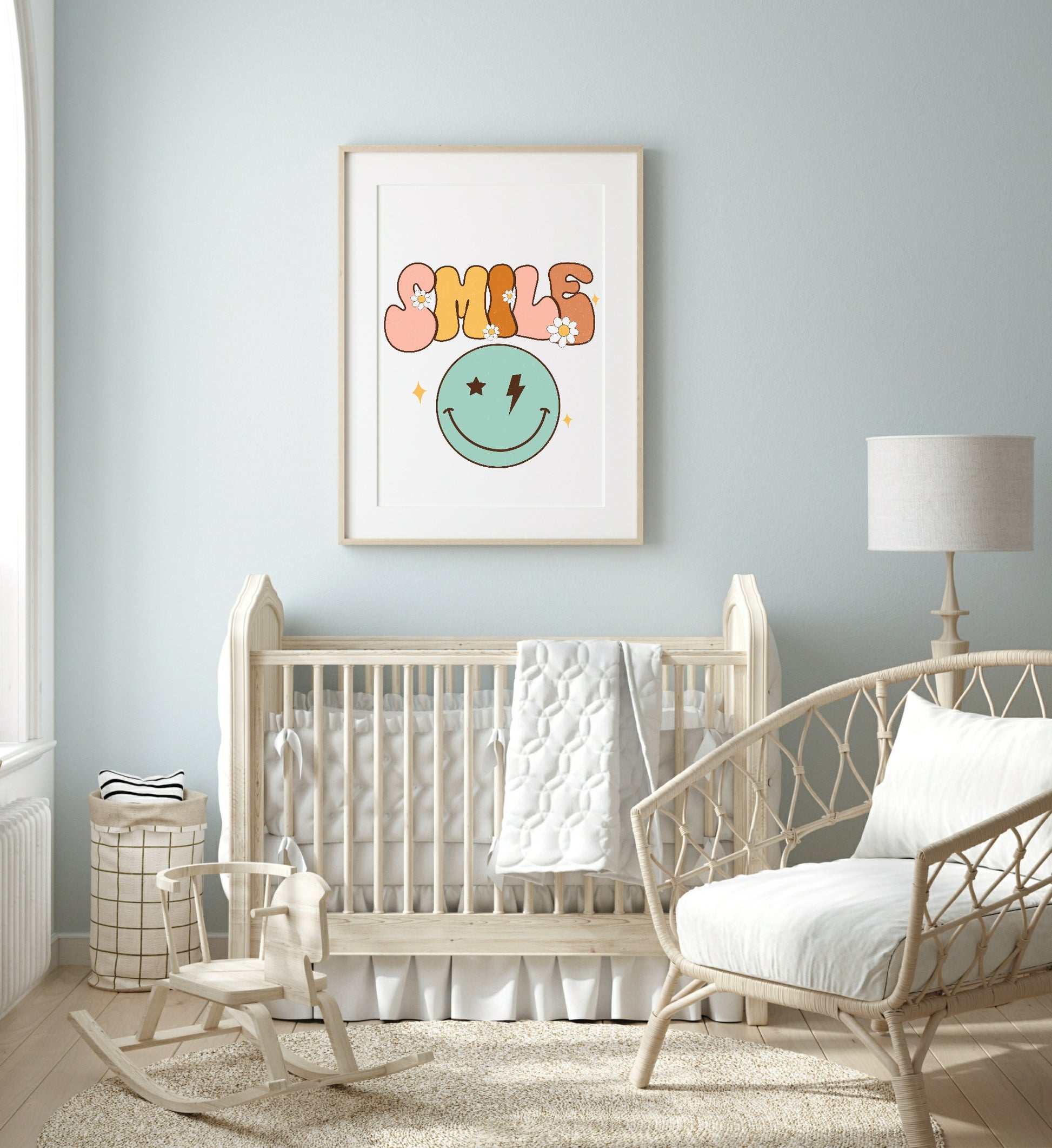 Smile Emoji Print | Colourful Wall Art