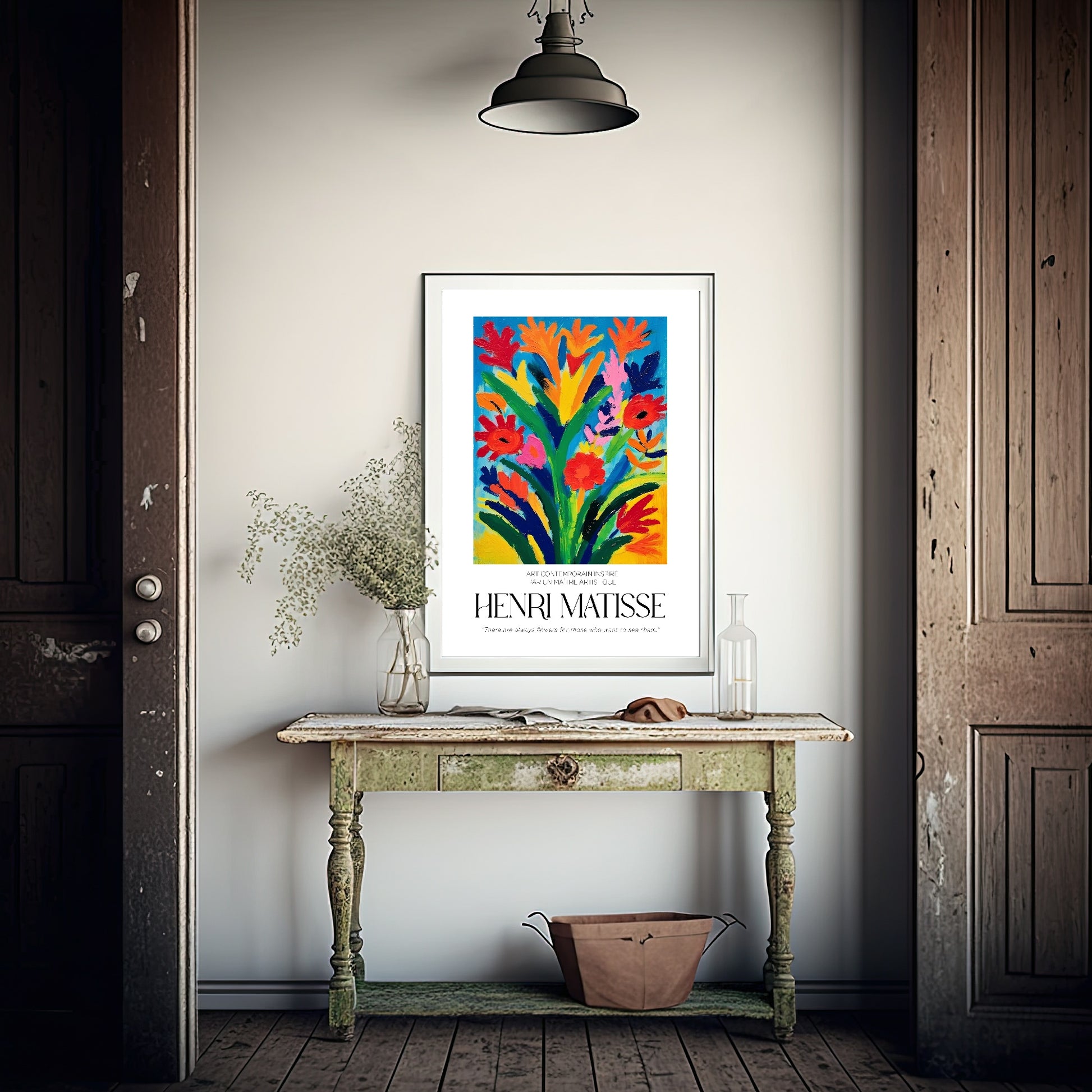 There Are Always Flowers Print | Henri Matisse Inspired Wall Art