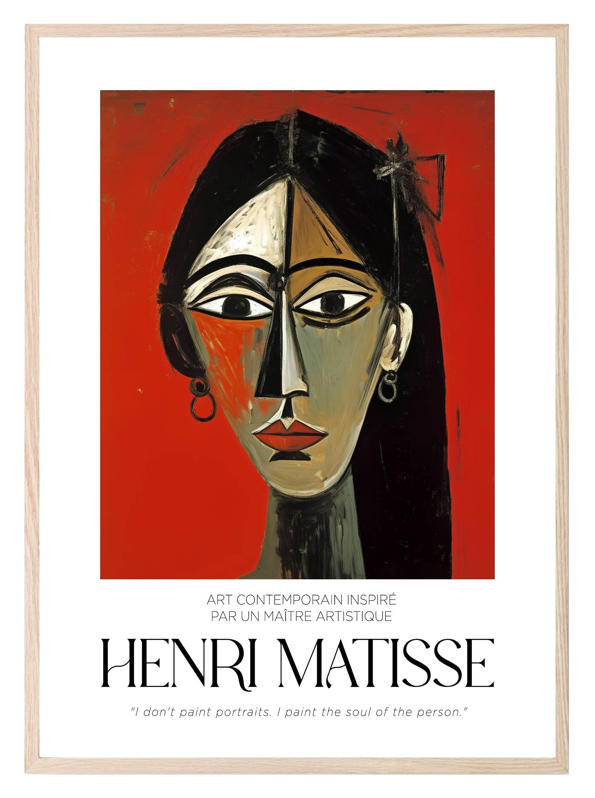The Soul Of A Person Print | Henri Matisse Inspired Wall Art - Larosier Prints