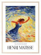 Girl In The Wind Print | Henri Matisse Inspired Wall Art - Larosier Prints