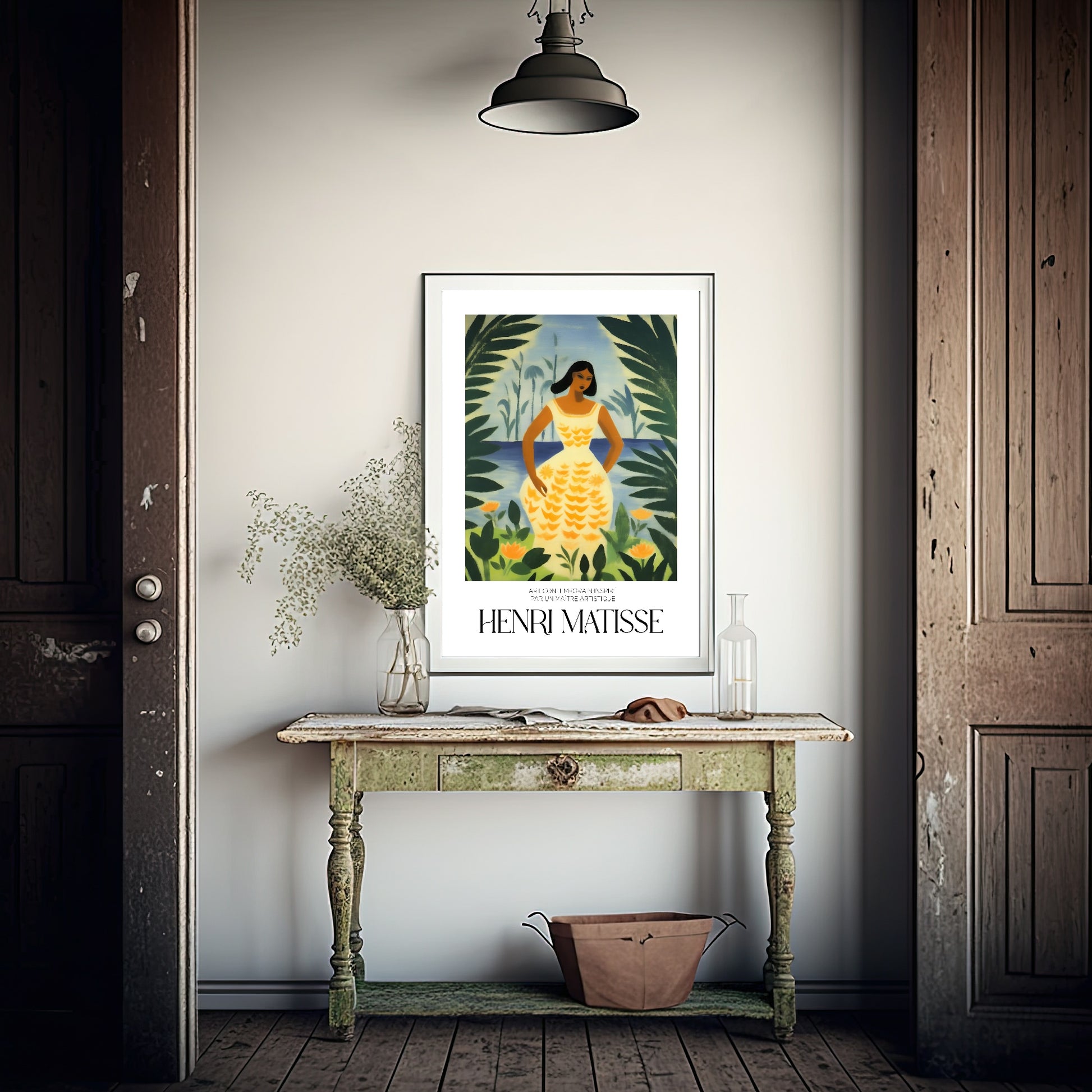 The Yellow Dress Print | Henri Matisse Inspired Wall Art