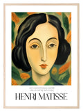 The Brunette Print | Henri Matisse Inspired Wall Art - Larosier Prints