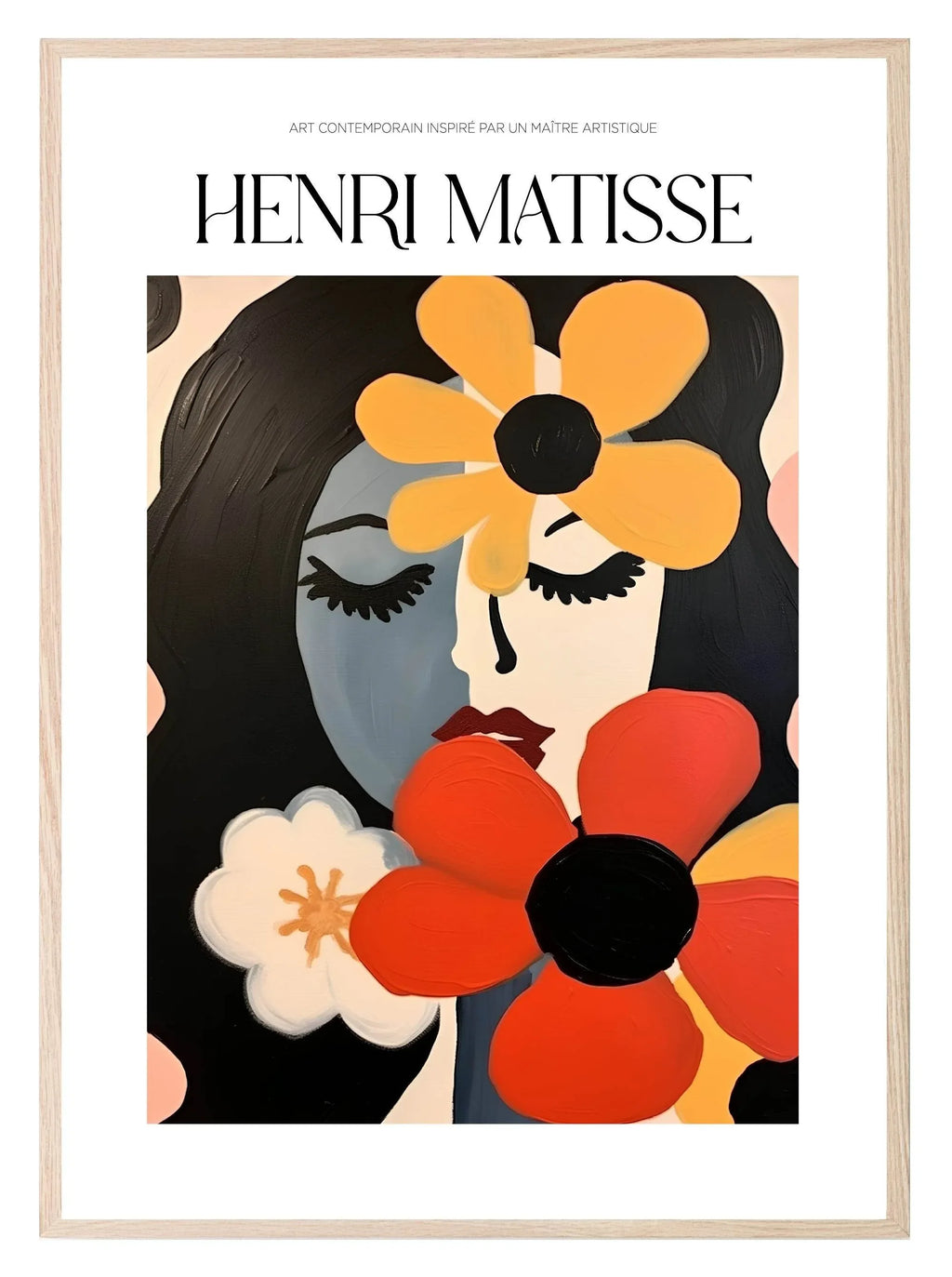 The Flower Lady Print | Henri Matisse Inspired Wall Art - Larosier Prints