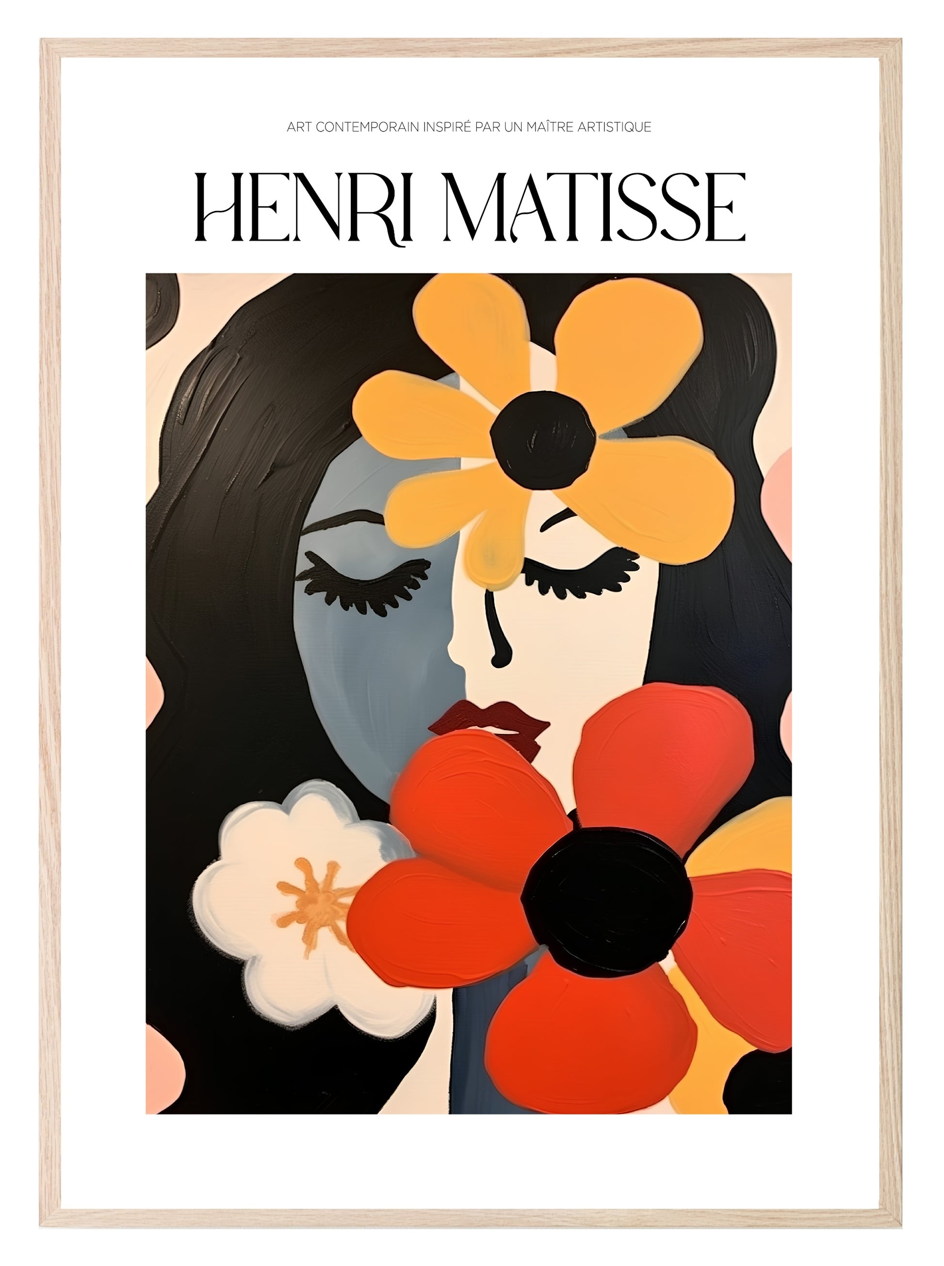 The Flower Lady Print | Henri Matisse Inspired Wall Art