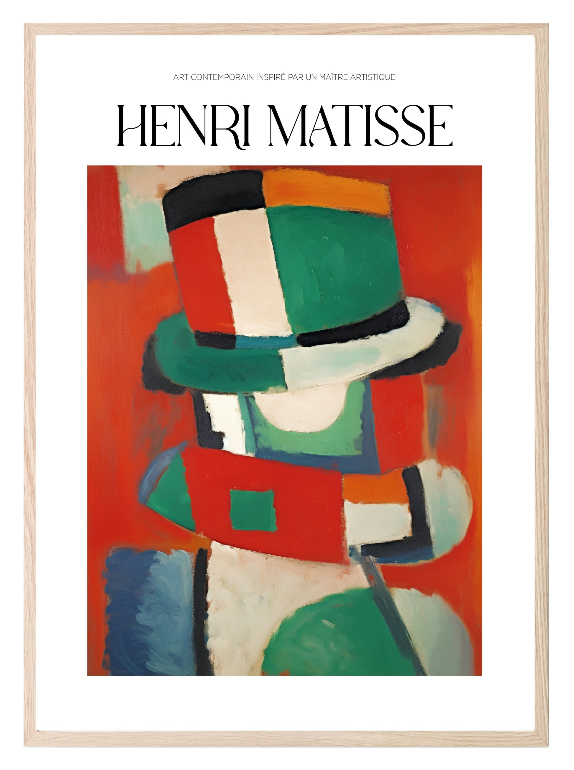 Contemporary Abstract Print | Henri Matisse Inspired Wall Art