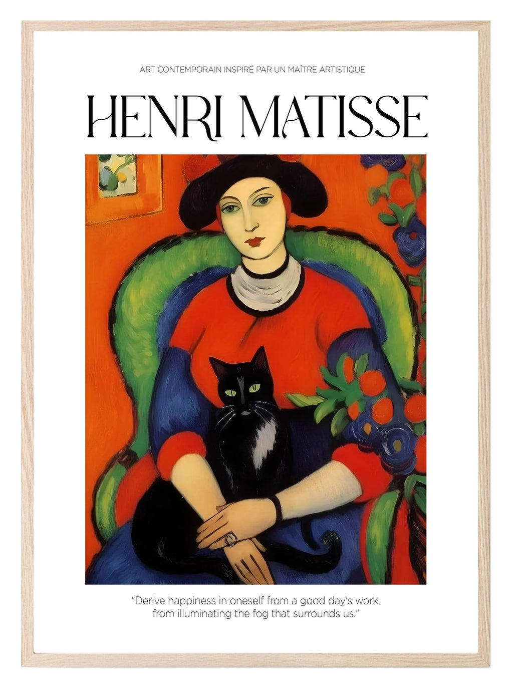 A Good Days Work Print | Henri Matisse Inspired Wall Art - Larosier Prints