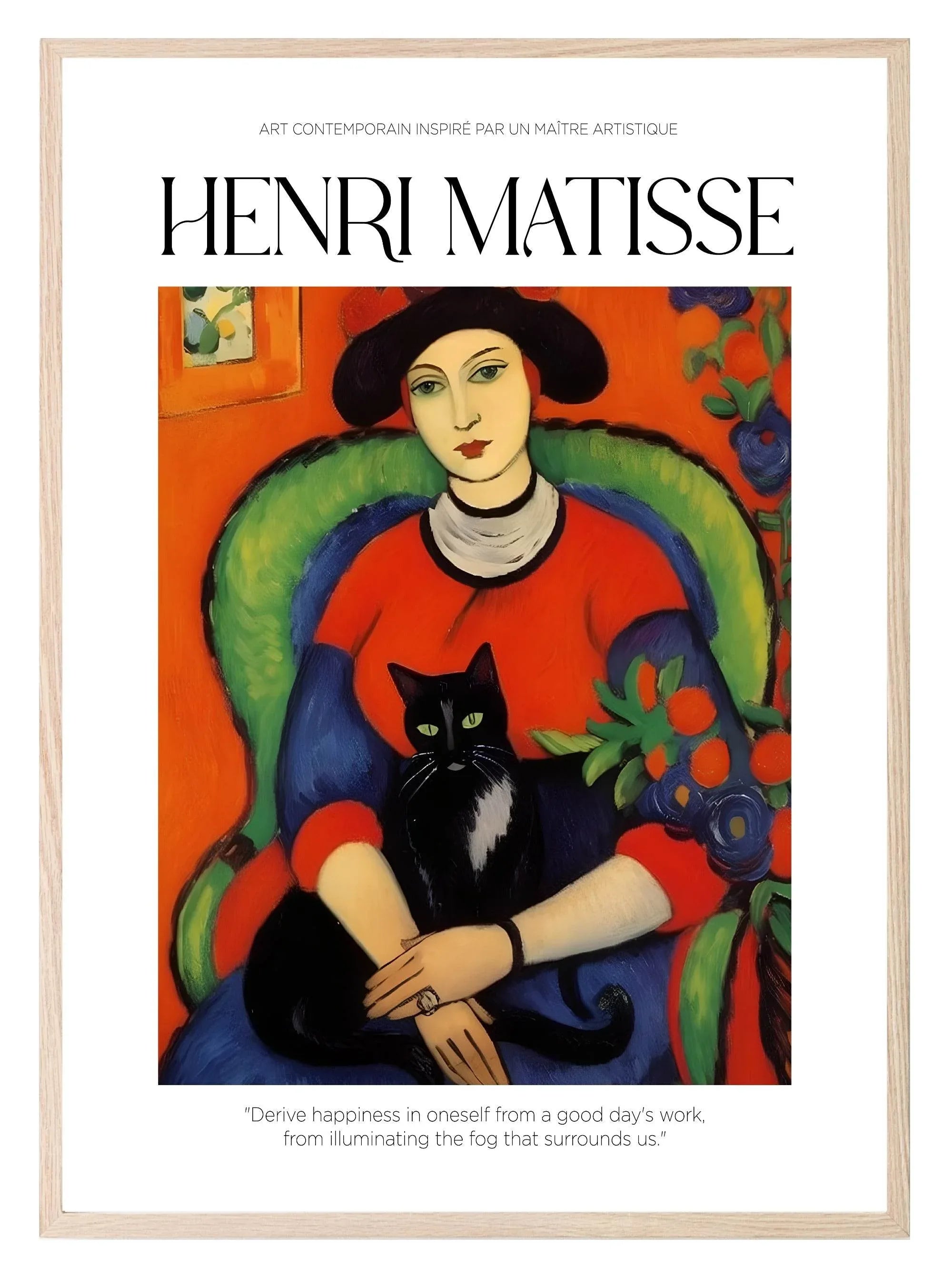 A Good Days Work Print | Henri Matisse Inspired Wall Art - Larosier Prints