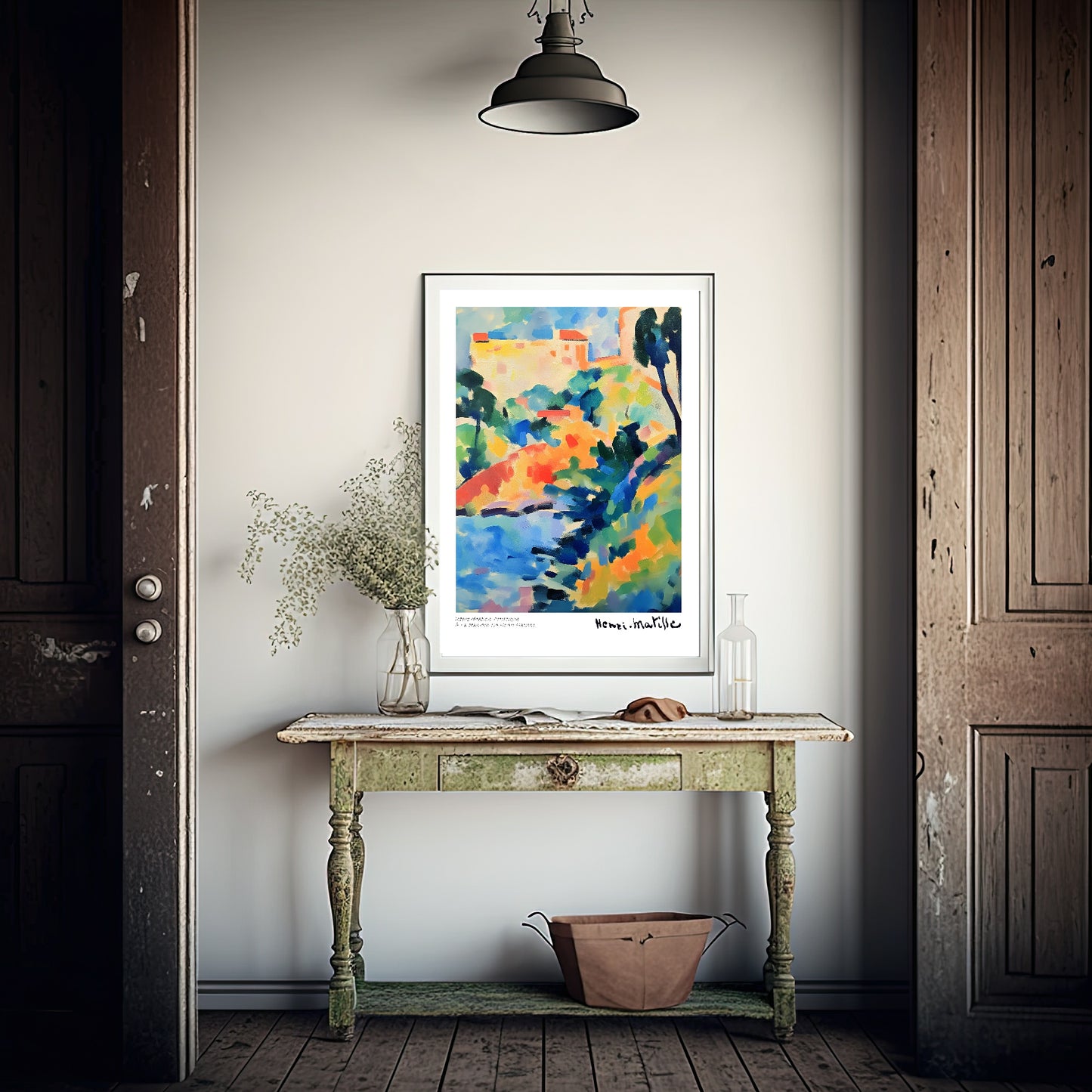 Abstract View Print | Henri Matisse Inspired Wall Art