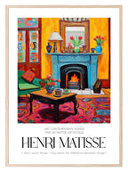 Fireplace Print | Henri Matisse Inspired Wall Art - Larosier Prints