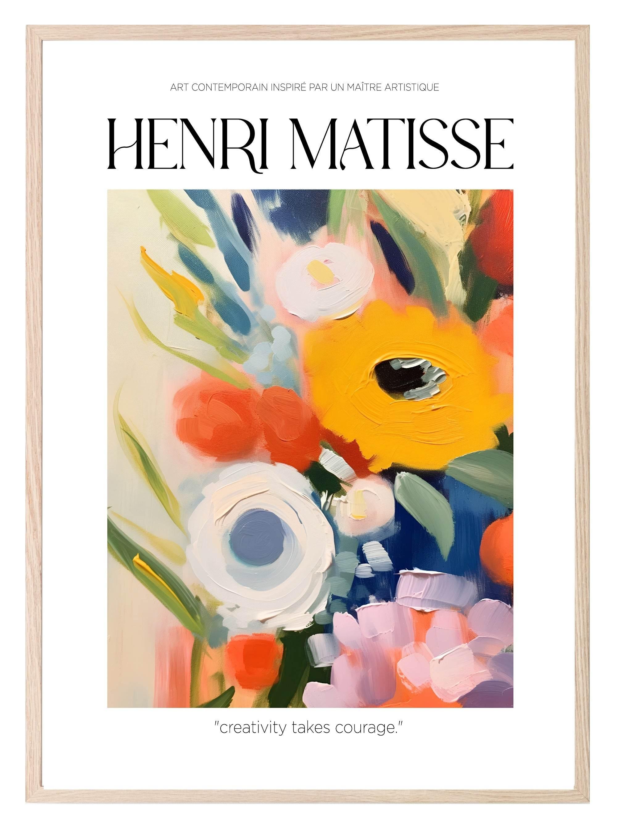 Floral Print | Henri Matisse Inspired Wall Art - Larosier Prints