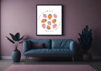 Life Is Sweet And So Are You Print | Strawberries | Mindful Wall Art - Larosier Prints