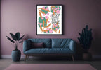 Bloom With Grace Print | Boho Flower | Mindful Wall Art - Larosier Prints