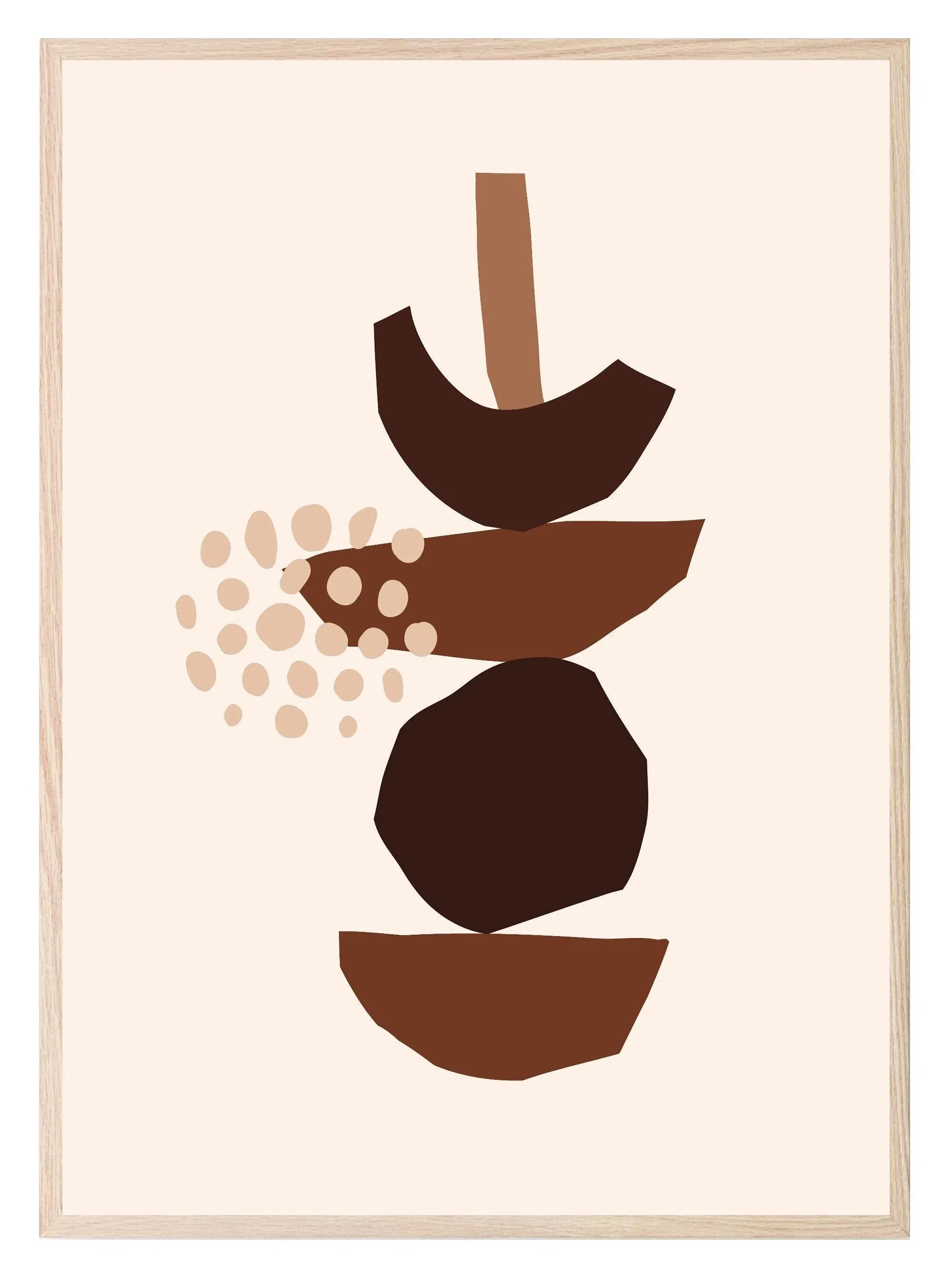 Abstract Print Collection | Warm & Cosy | Modern Wall Art - Larosier Prints