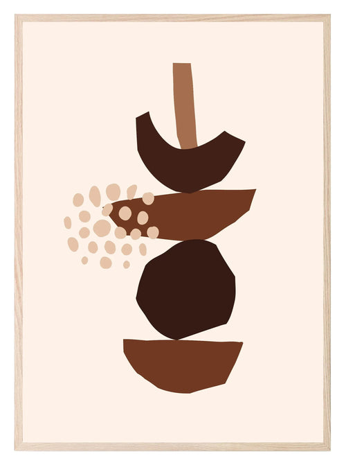 Abstract Print Collection | Warm & Cosy | Modern Wall Art - Larosier Prints