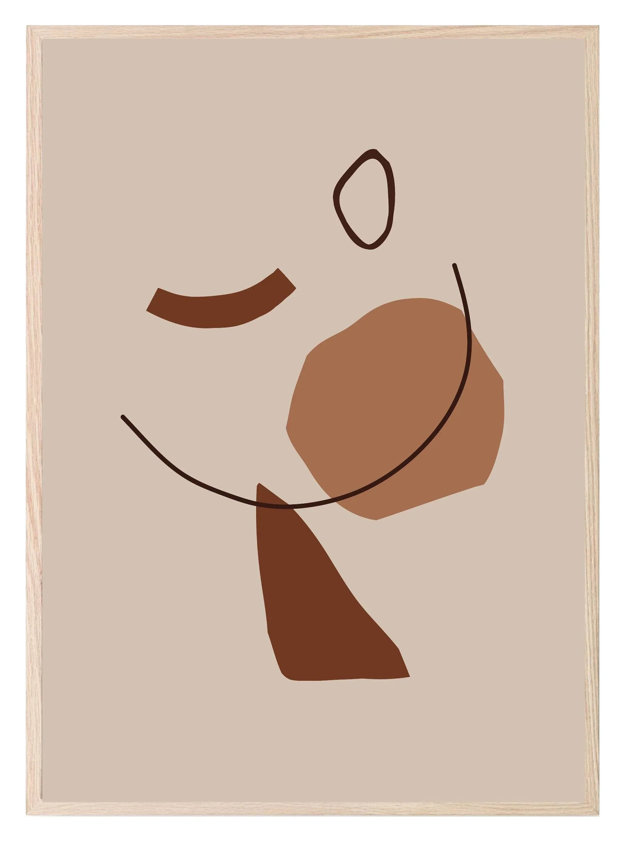 Abstract Print Collection | Warm & Cosy | Modern Wall Art - Larosier Prints