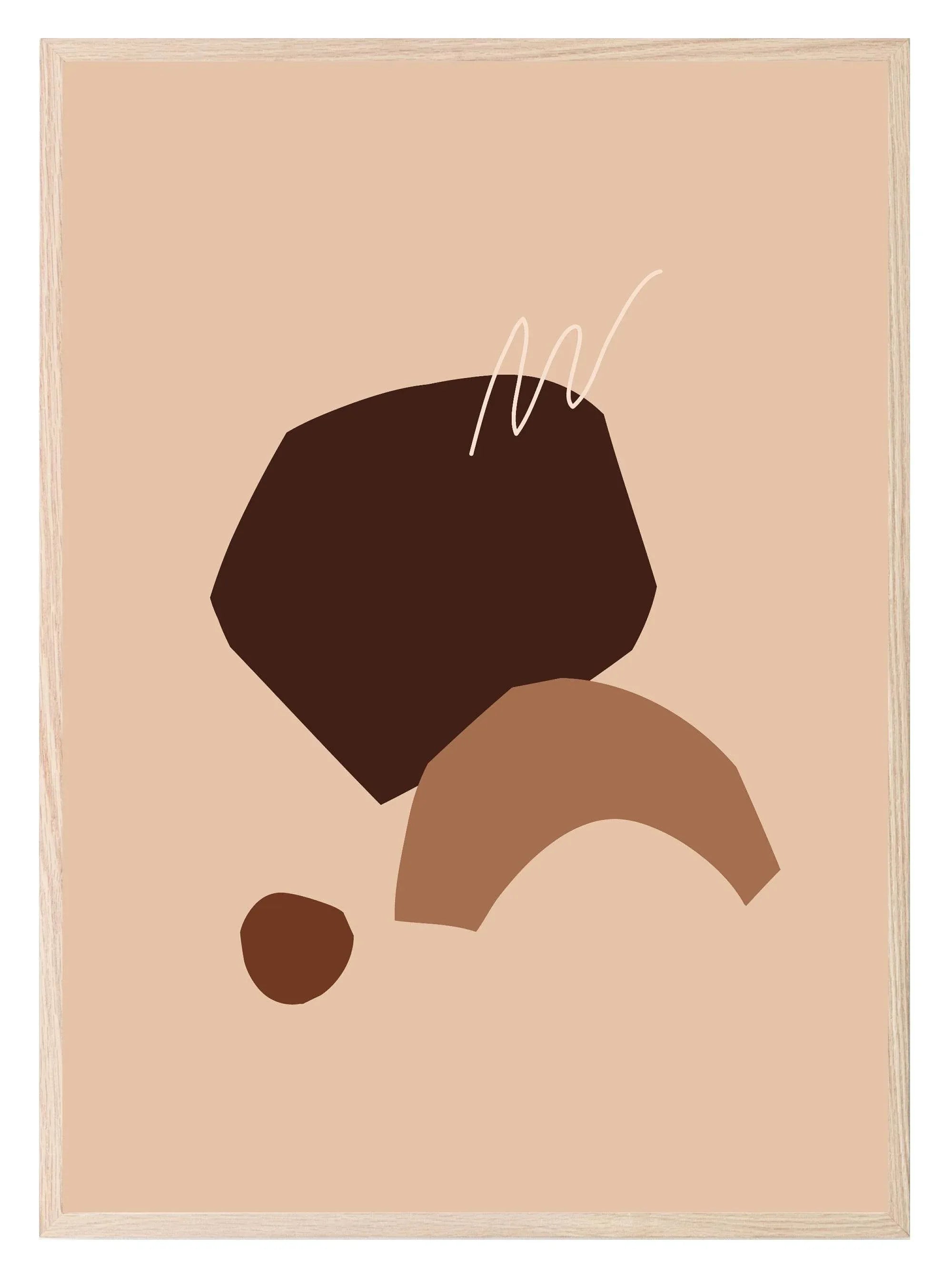 Abstract Print Collection | Warm & Cosy | Modern Wall Art - Larosier Prints