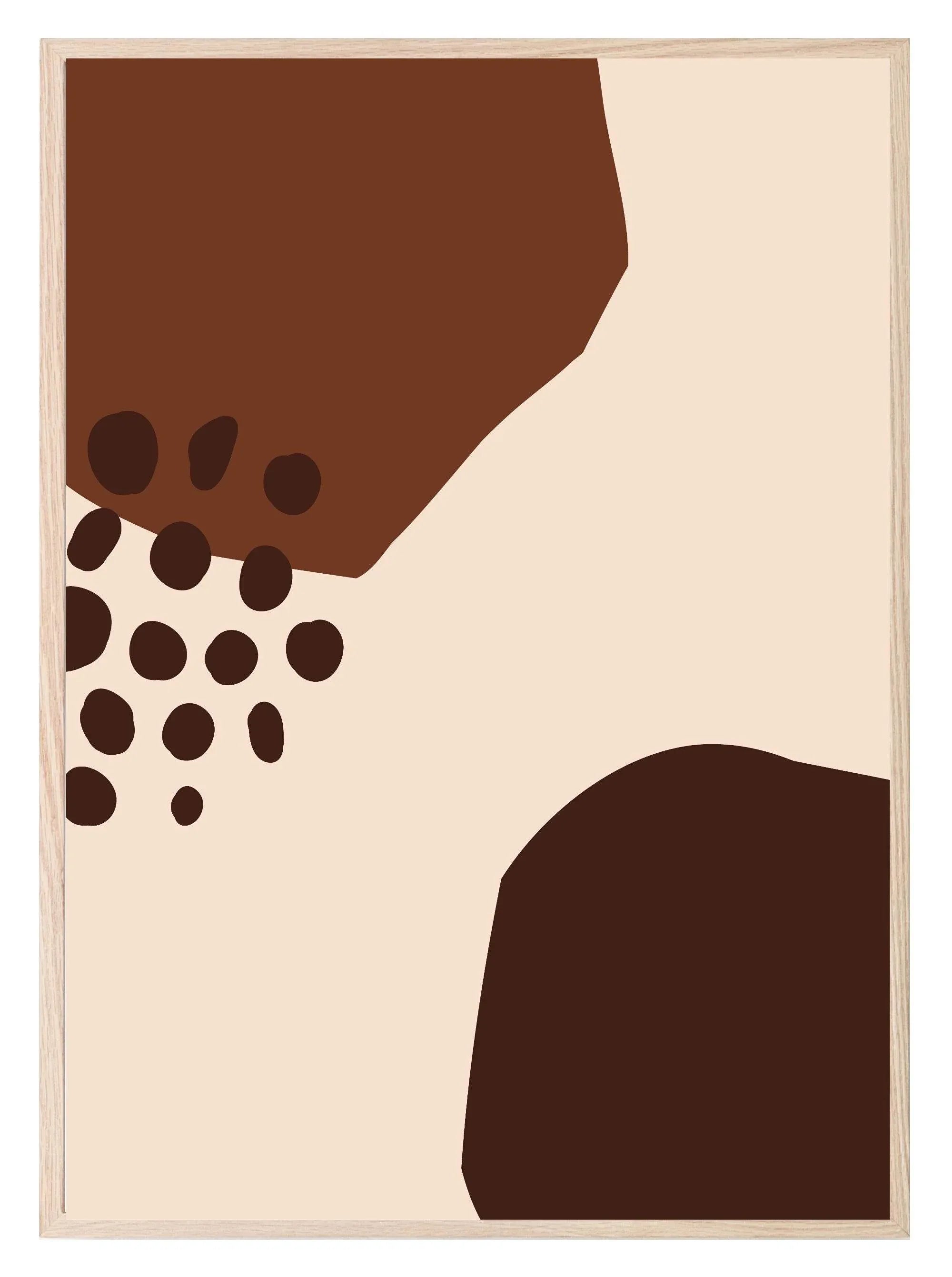 Abstract Print Collection | Warm & Cosy | Modern Wall Art - Larosier Prints