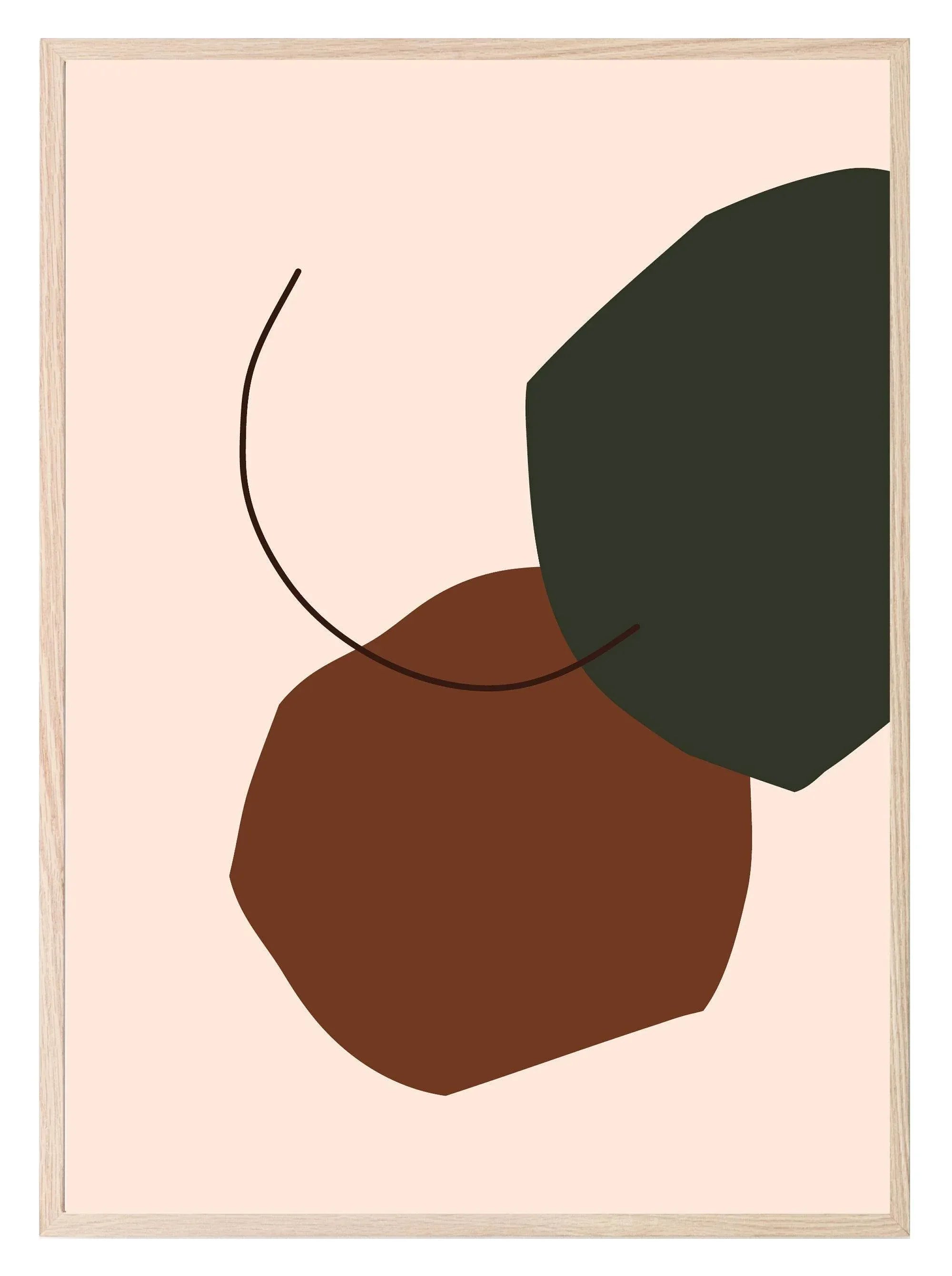 Abstract Print Collection | Warm & Cosy | Modern Wall Art - Larosier Prints