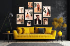 Abstract People Print Collection | Warm & Cosy | Modern Wall Art - Larosier Prints