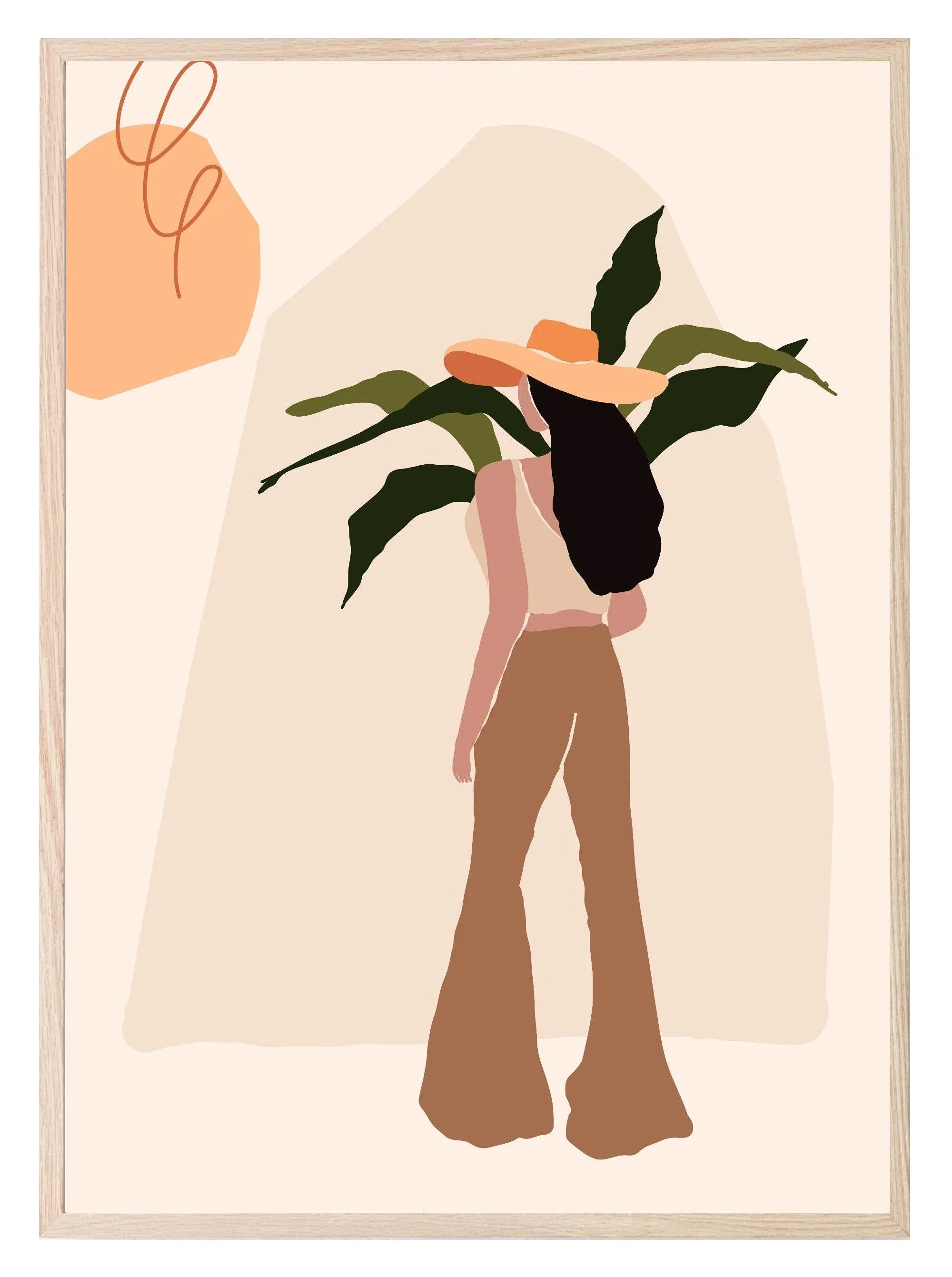 Abstract People Print Collection | Warm & Cosy | Modern Wall Art - Larosier Prints