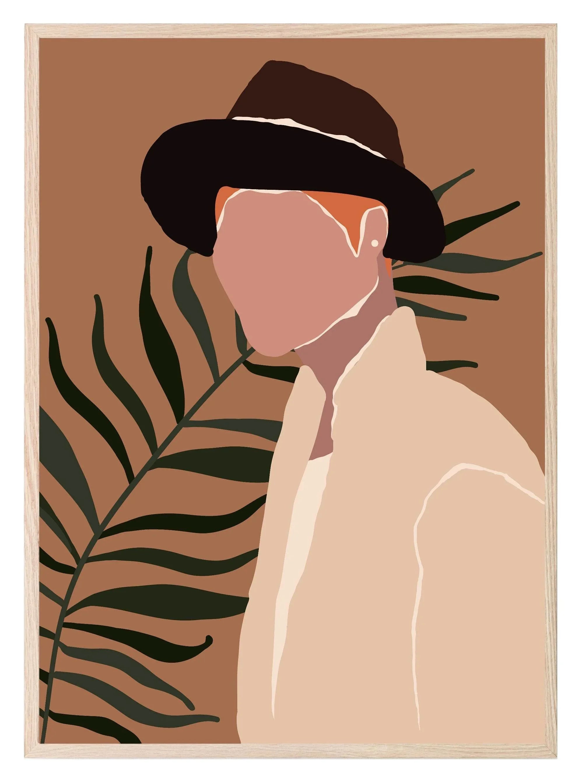 Abstract People Print Collection | Warm & Cosy | Modern Wall Art - Larosier Prints