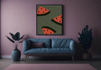 Watermelon Print | Abstract Wall Art - Larosier Prints