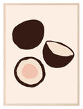 Coconut Print | Abstract Wall Art - Larosier Prints