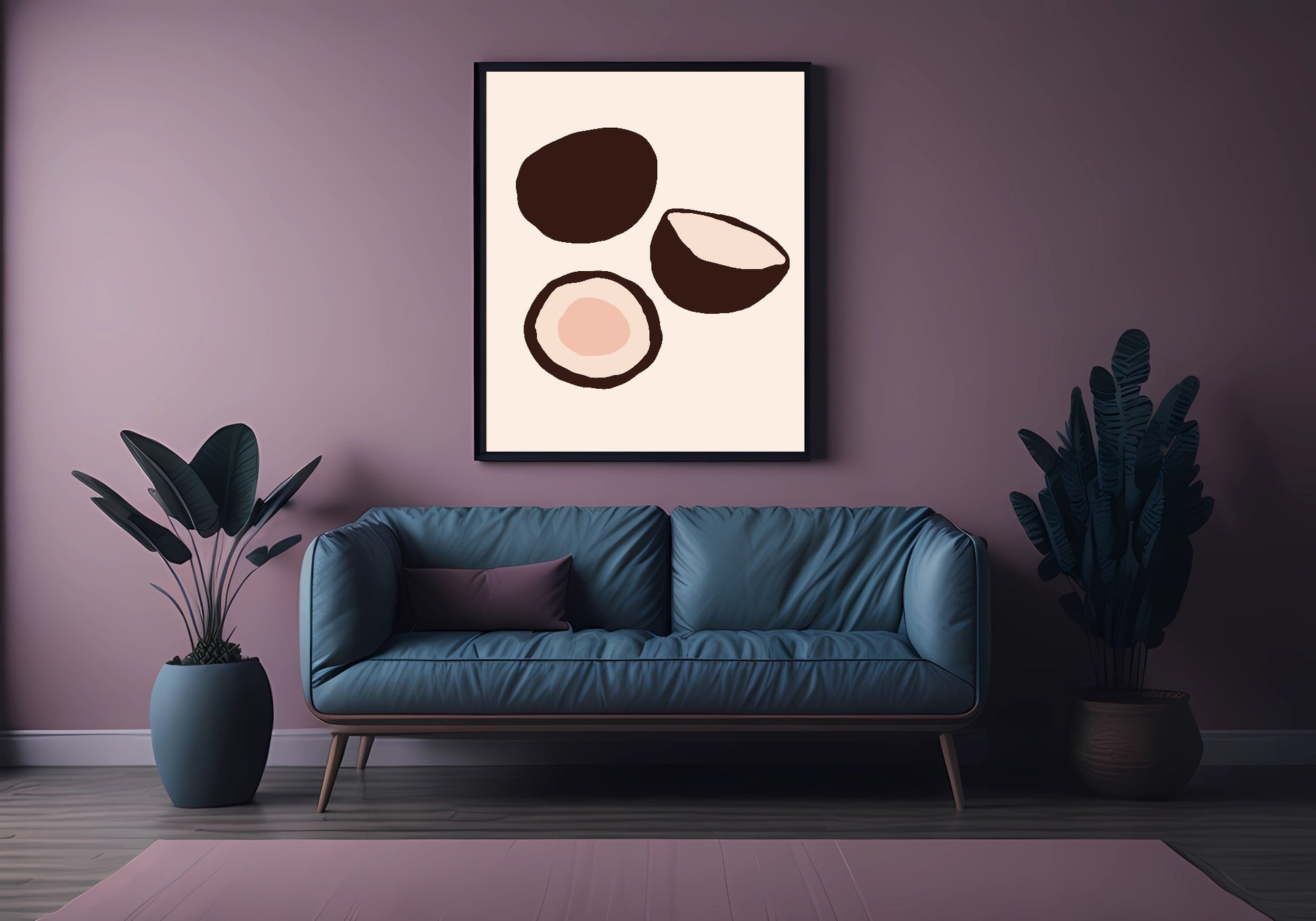 Coconut Print | Abstract Wall Art