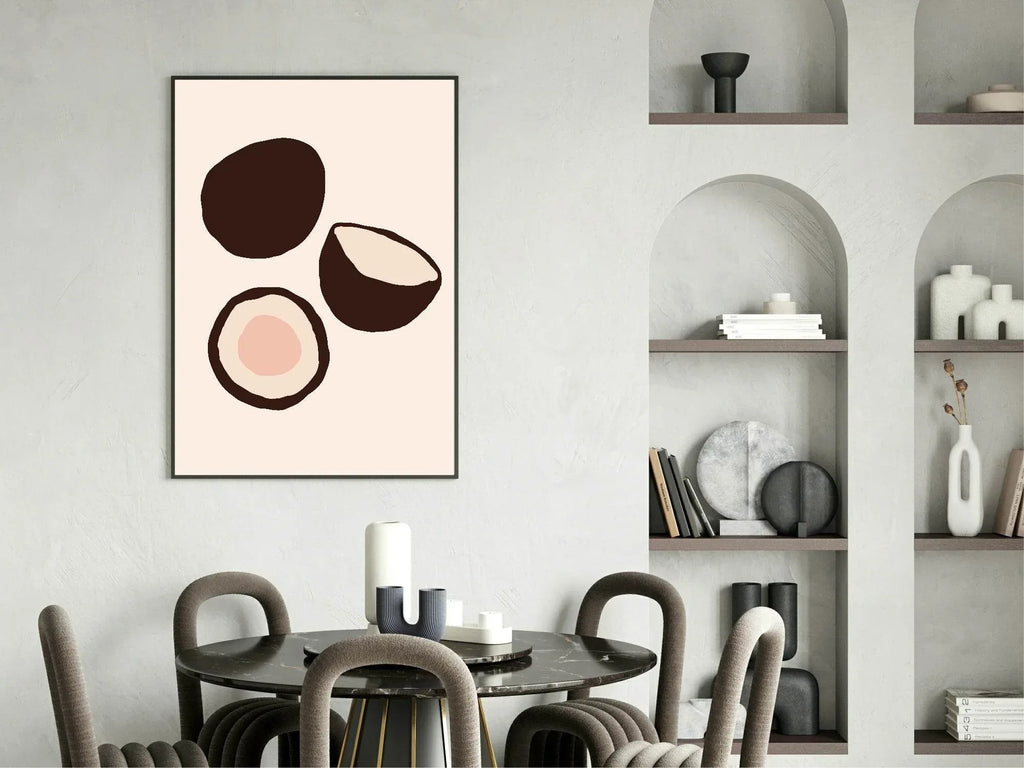 Coconut Print | Abstract Wall Art - Larosier Prints