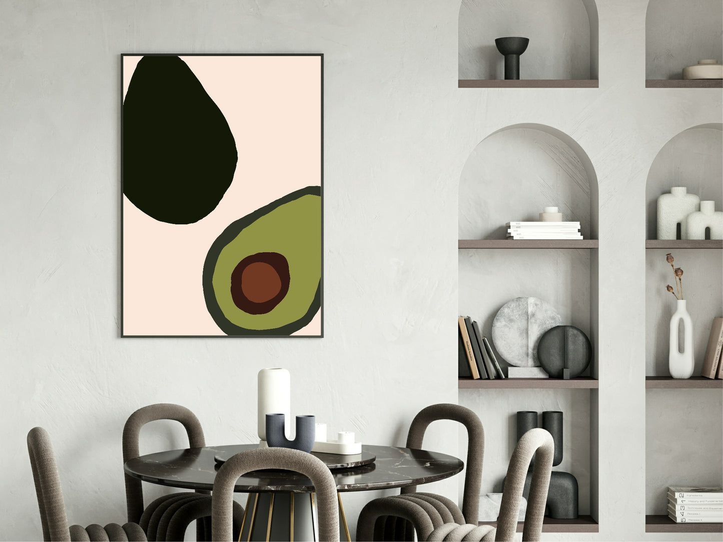 Avocado Print | Abstract Wall Art