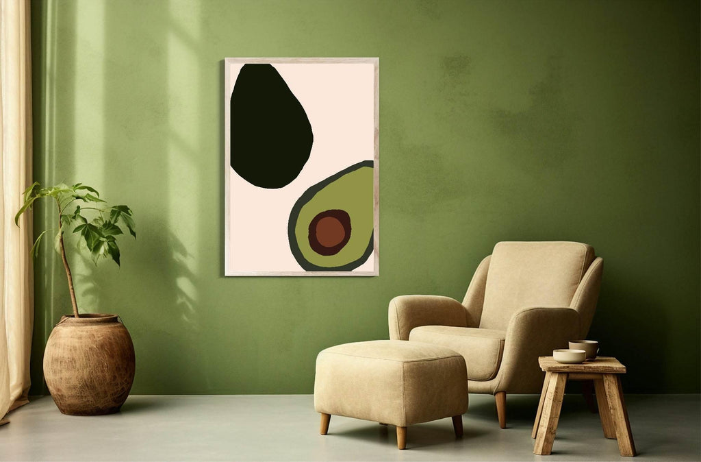 Avocado Print | Abstract Wall Art - Larosier Prints