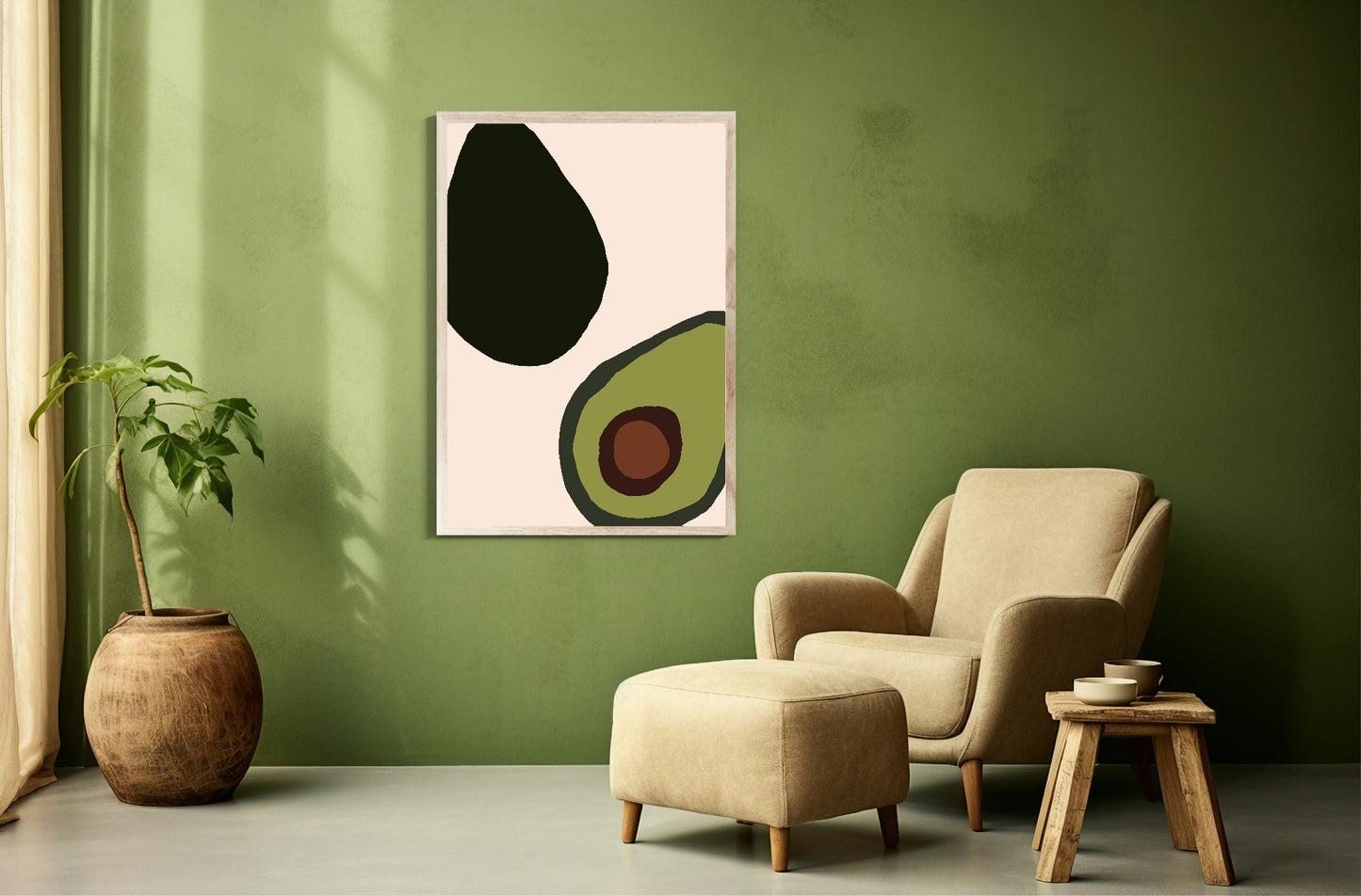 Avocado Print | Abstract Wall Art