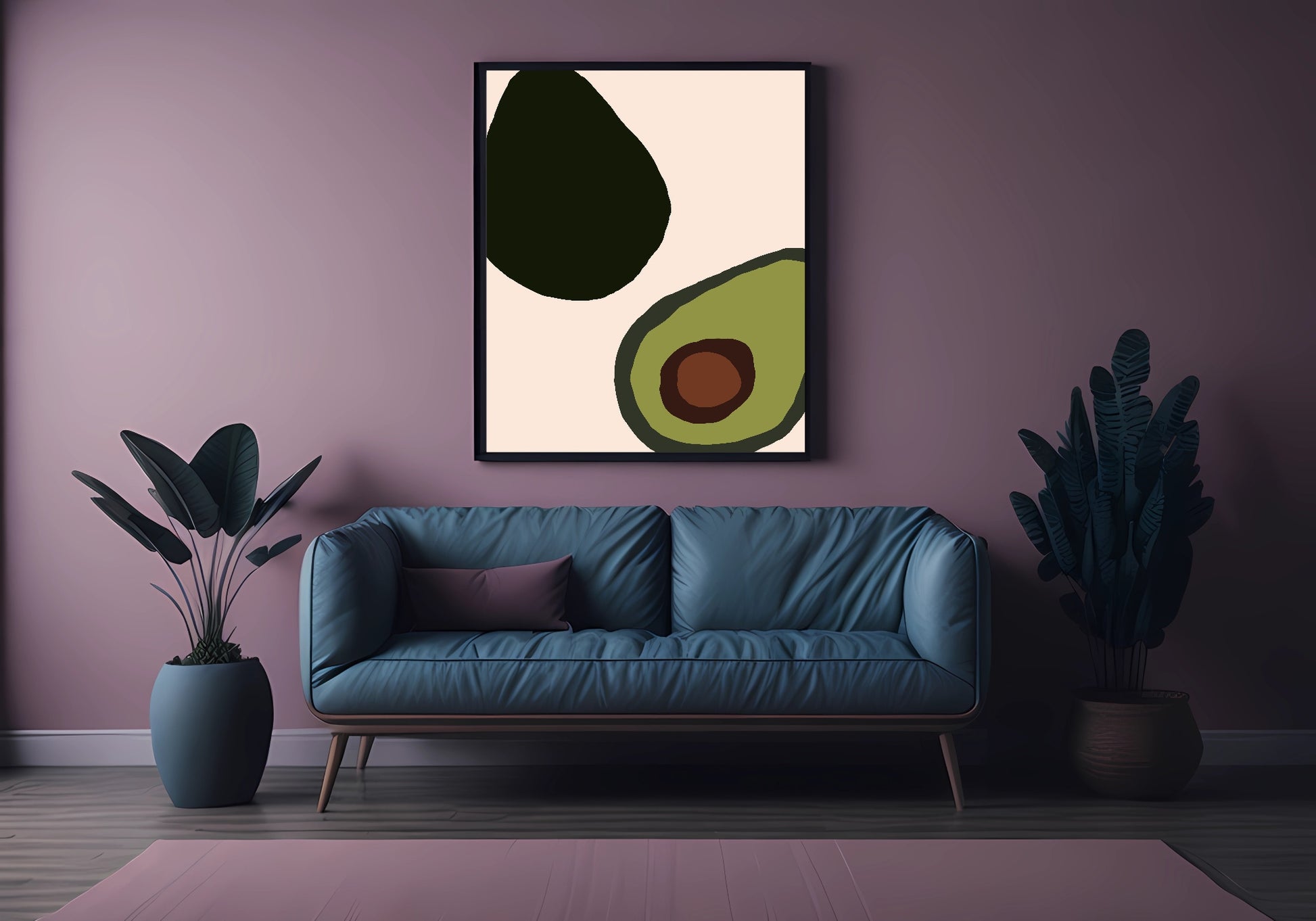 Avocado Print | Abstract Wall Art