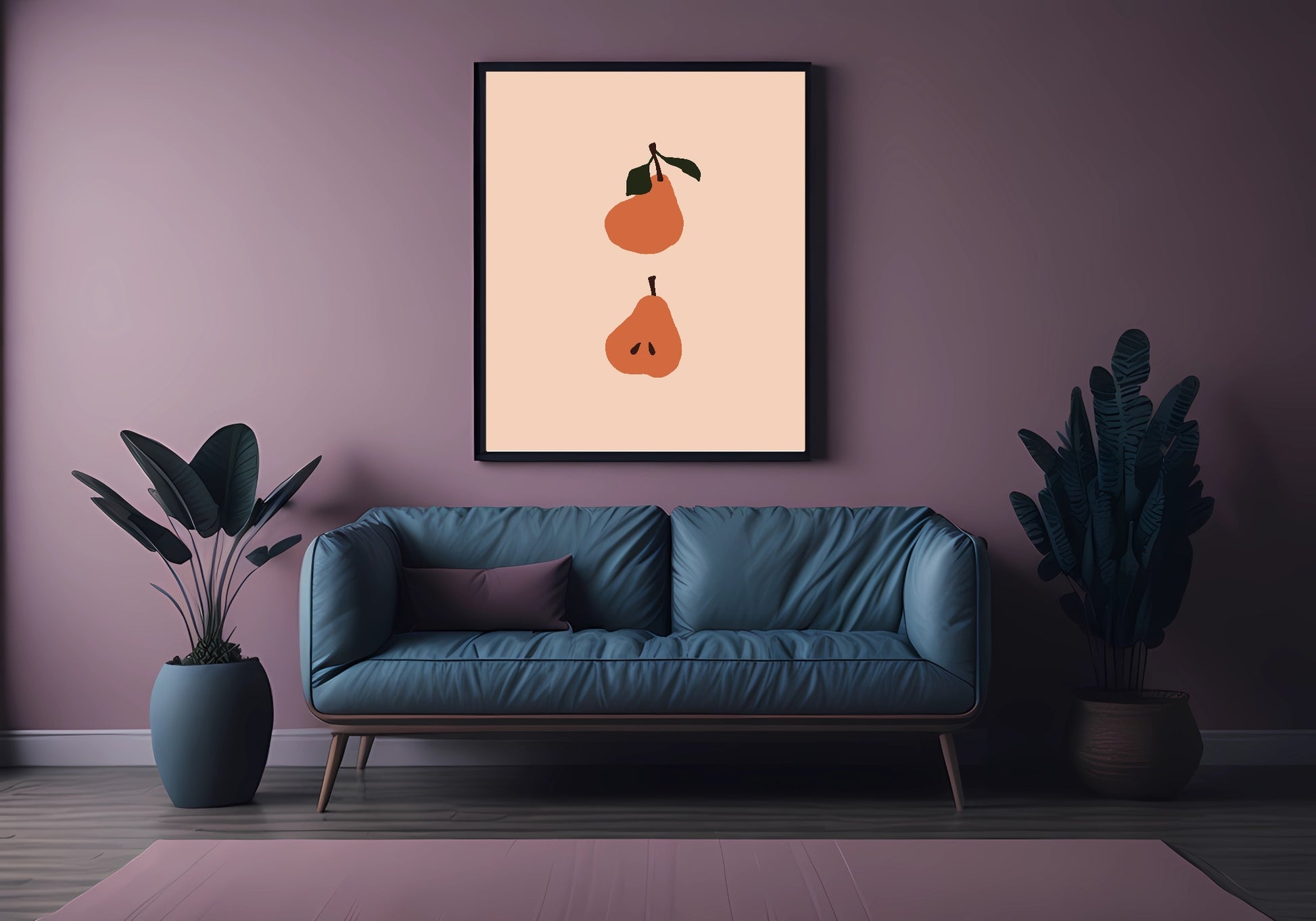 Pear Print | Abstract Wall Art