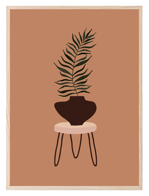 Abstract Plant Print | Botanical Wall Art - Larosier Prints