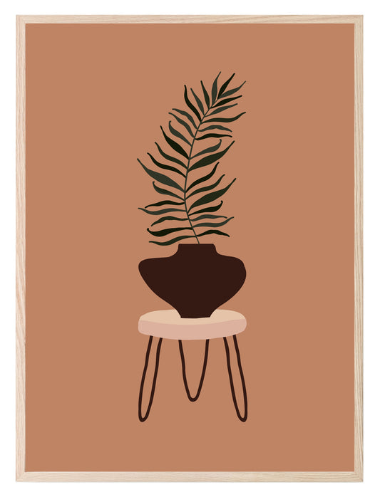 Abstract Plant Print | Botanical Wall Art