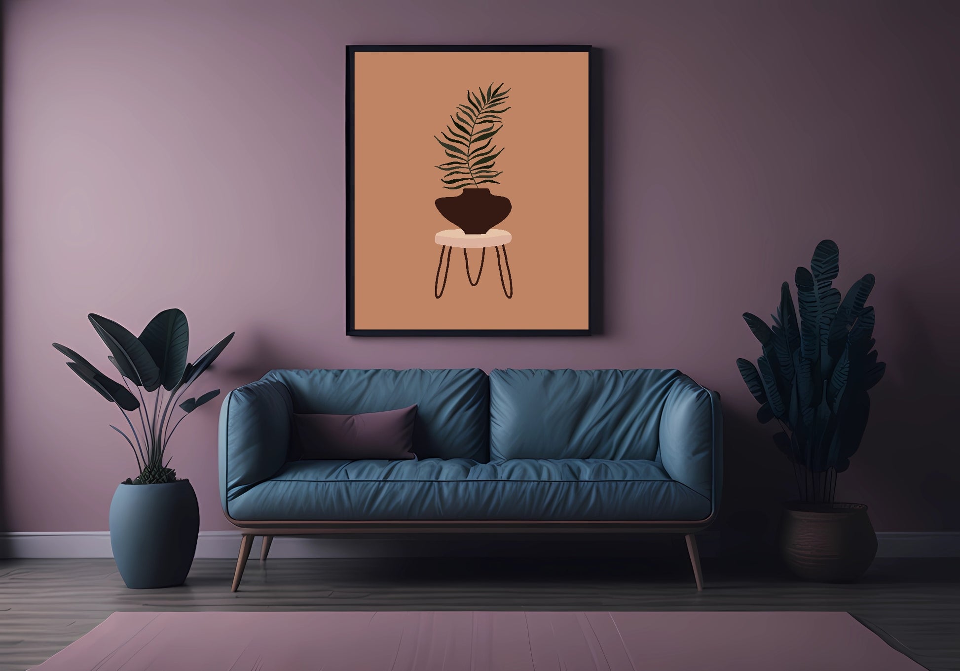 Abstract Plant Print | Botanical Wall Art