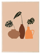 Abstract Plants Print | Botanical Wall Art - Larosier Prints