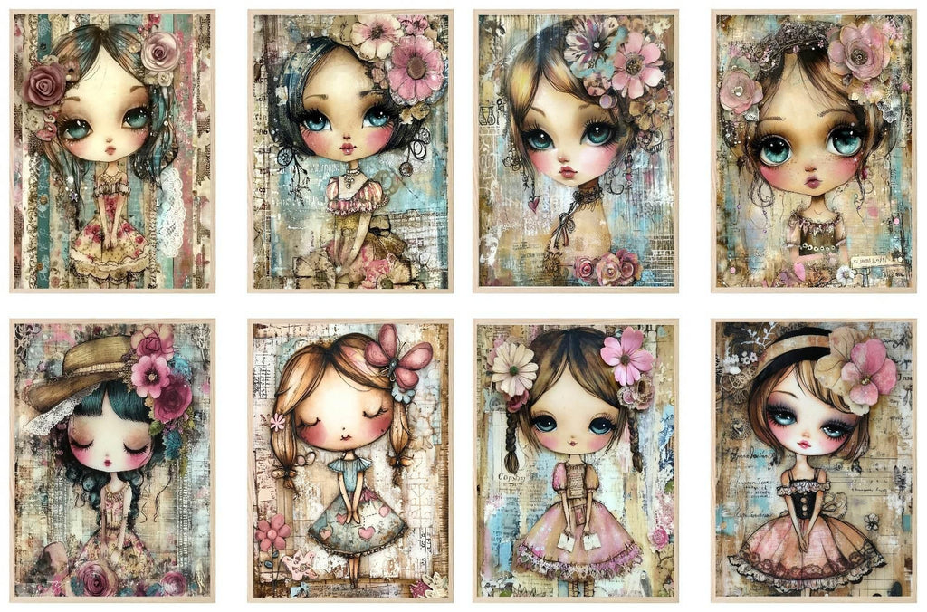 Whimsical Girl Print Collection | Kids Wall Art - Larosier Prints