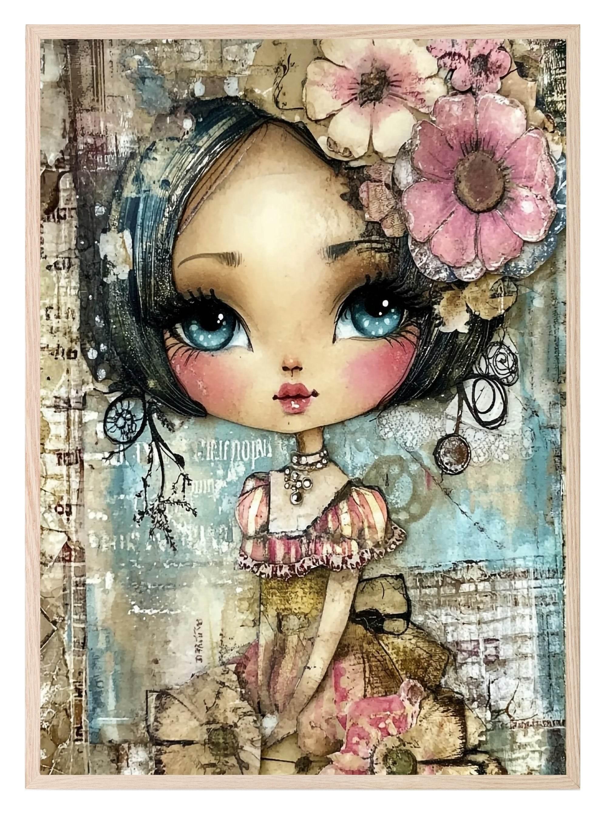 Whimsical Girl Print Collection | Kids Wall Art - Larosier Prints