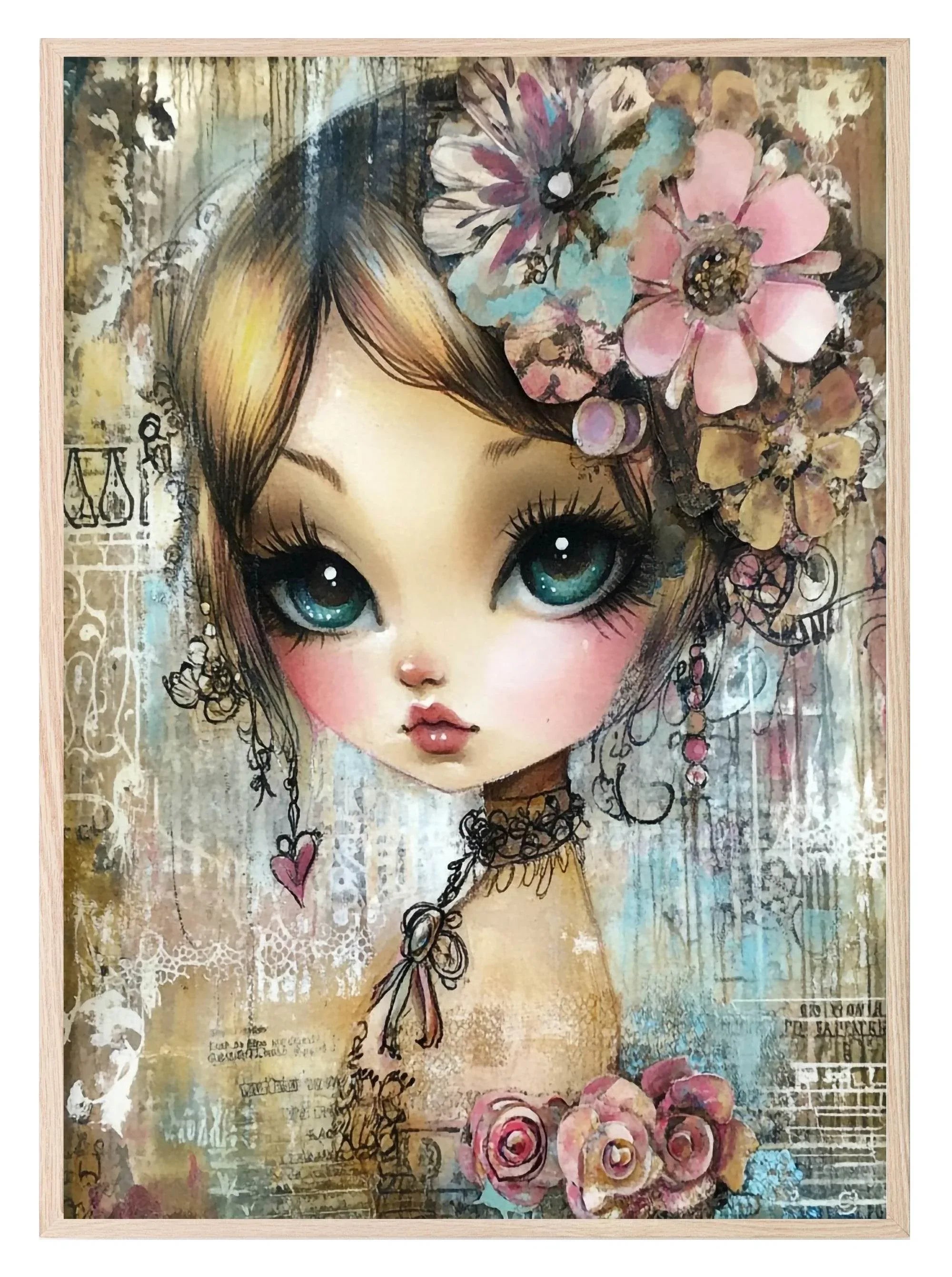 Whimsical Girl Print Collection | Kids Wall Art - Larosier Prints