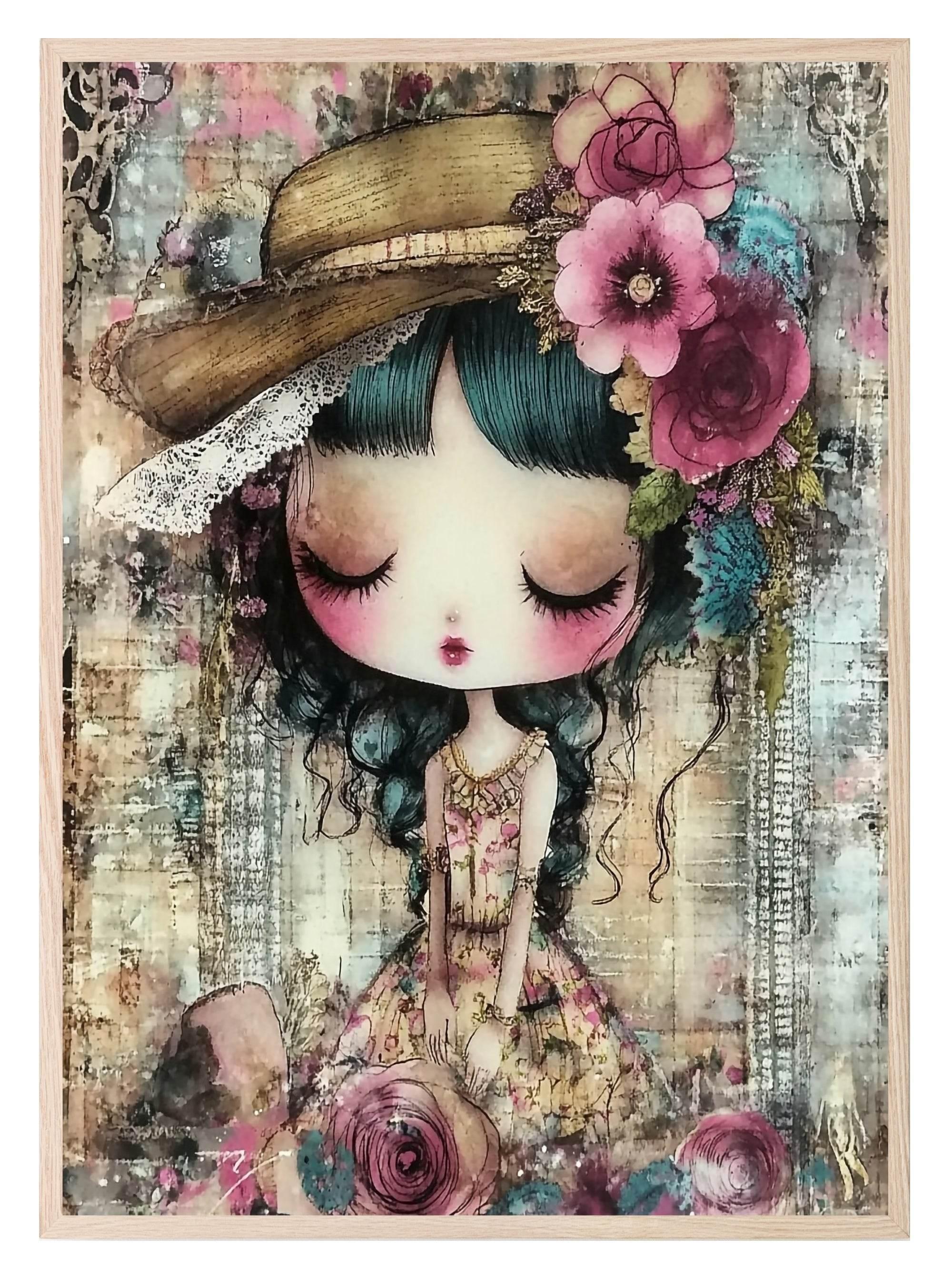 Whimsical Girl Print Collection | Kids Wall Art - Larosier Prints