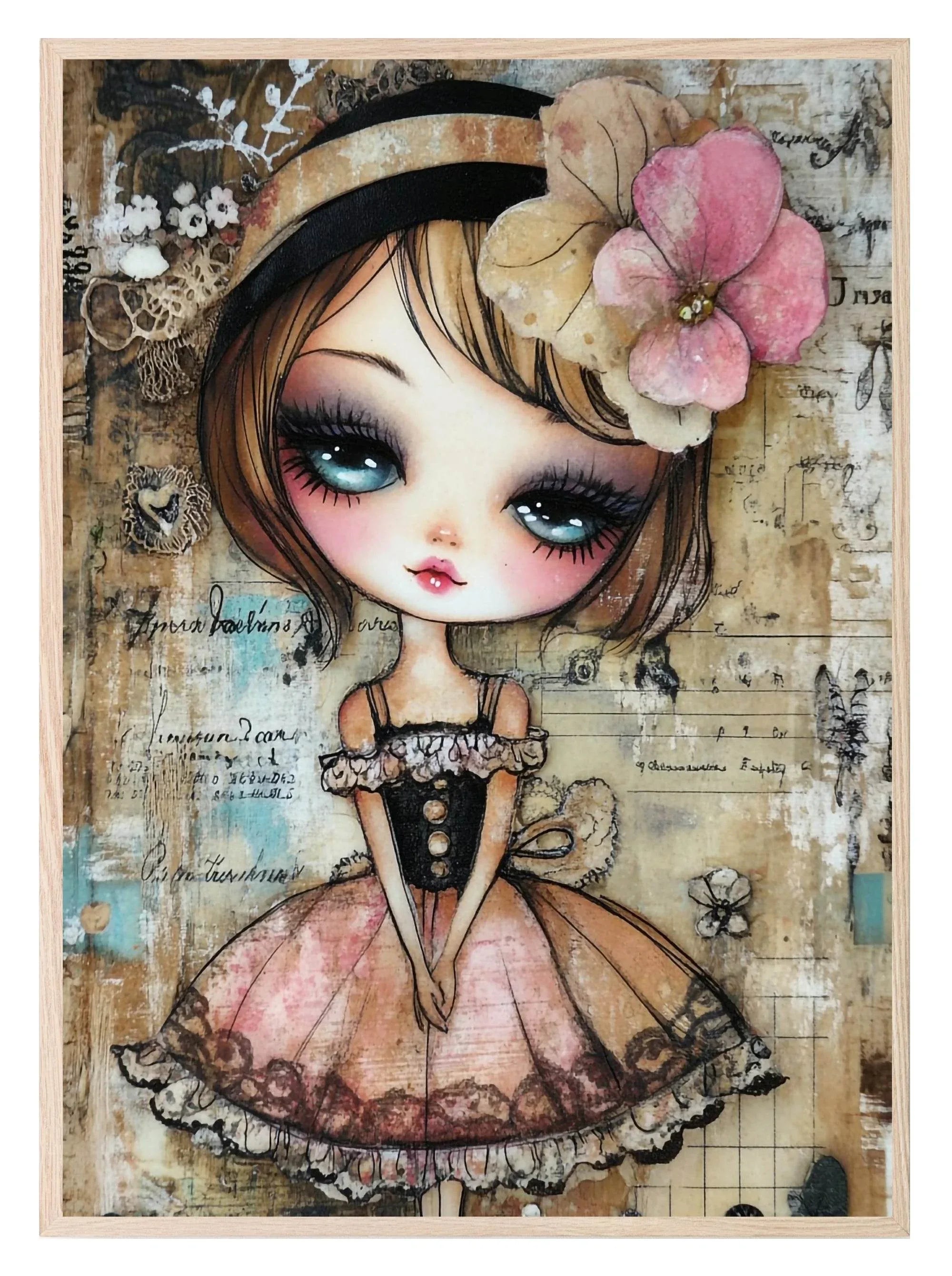 Whimsical Girl Print Collection | Kids Wall Art - Larosier Prints