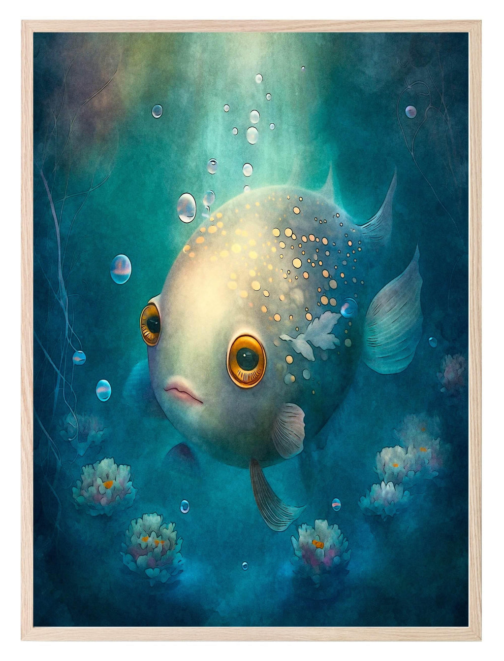 Fish Print | Under The Sea Animal Wall Art - Larosier Prints