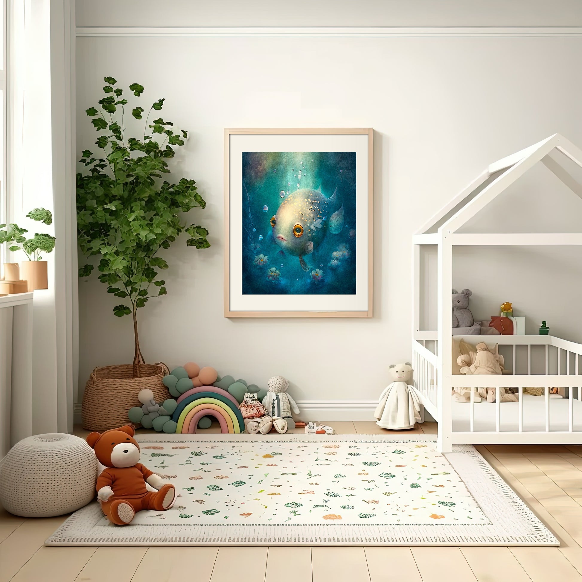 Fish Print | Under The Sea Animal Wall Art