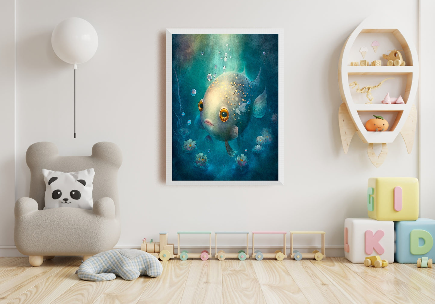 Fish Print | Under The Sea Animal Wall Art