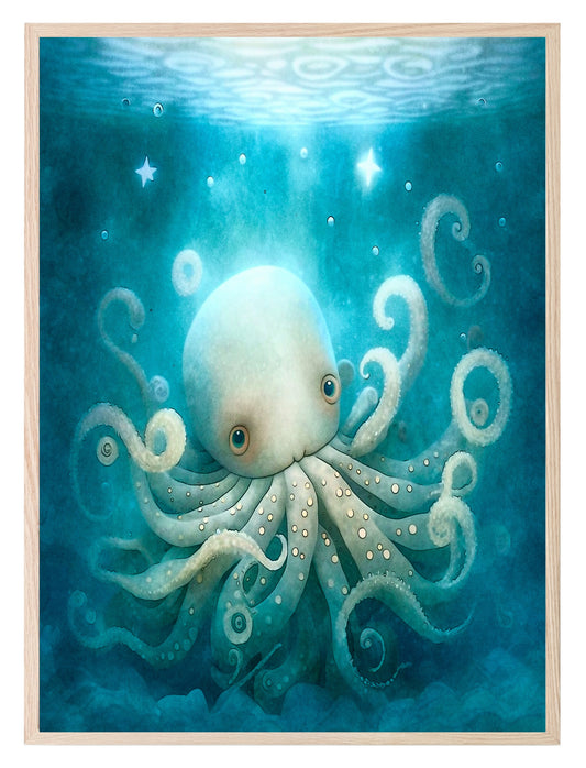 Octopus Print | Under The Sea Animal Wall Art