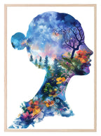 Floral Silhouette Collection | Botanical Wall Art - Larosier Prints