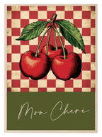 Mon Cheri Print | Vintage Wall Art | Green - Larosier Prints