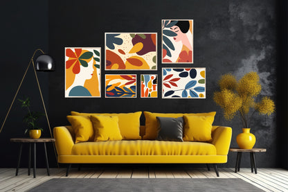 Bright Modern Print Collection | Abstract Wall Art